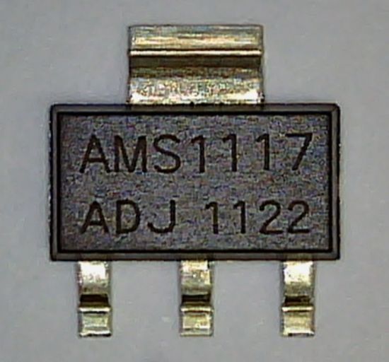 AMS 1117 ADJ SOT223 SMD resmi