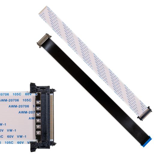 PFC KABLO 4K 51 PİNLİ 35CM BİREBİR (TEK UCU SOKETLİ SOKETSİZ KISIM 29MM) resmi