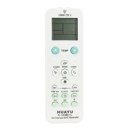 HUAYU KK K-1038E+L  1000 IN 1 UNIVERSAL KLİMA AKILLI KUMANDA (33368=3728) resmi
