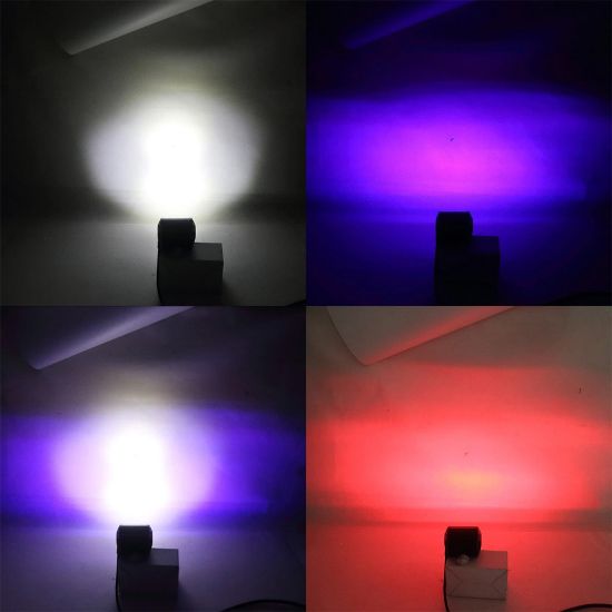 POWERMASTER PM-22741 4 10CM 60WATT KIRMIZI MAVİ ÇAKARLI LED SİS LAMBASI (TEKLİ SATILIR) resmi