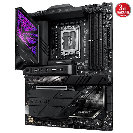 ASUS ROG STRIX Z890-E GAMING WIFI DDR5 7XM2 USB3.2 RGB LAN ATX resmi