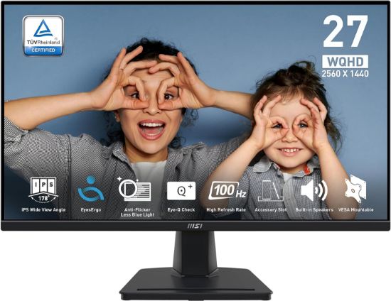 MSI 27 PRO MP275Q 2560X1440 (WQHD) 16:9 FLAT IPS resmi