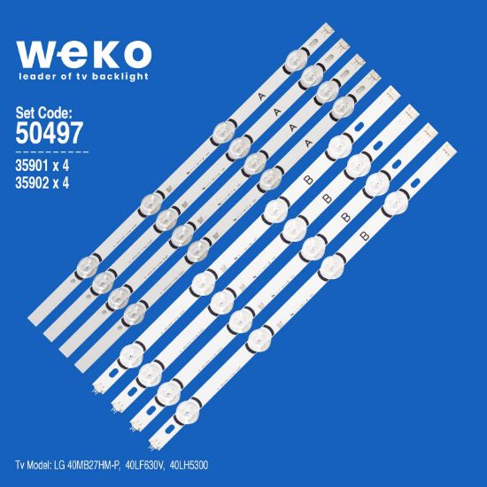 WKSET-5497 35901X4 35902X4 LG INNOTEK DRT 3.0 40 8 ADET LED BAR resmi