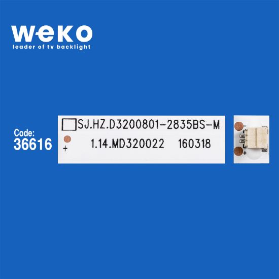 WKSET-5926 36616X2 SJ.HZ.D3200801-2835BS-M 2 ADET LED BAR resmi