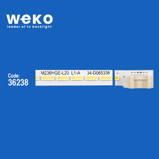 WKSET-5941 36238X1 M236HGE L20 C3/C4 4020 M236HGE-L20 Rev.C4  34-D083369 J1 1 ADET LED BAR (28LED) resmi