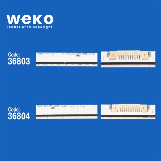 WKSET-5997 36803X2 36804X2 VH80M-650SMA/B 4 ADET LED BAR (52LED) resmi