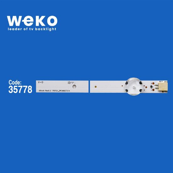 WKSET-6069 35778X10 LG INNOTEK _ARCELİK 65INCH REV0.2  10 ADET LED BAR resmi