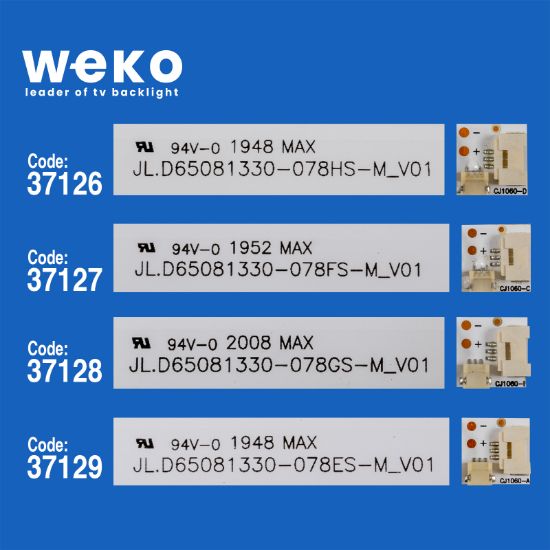 WKSET-6402 37126X2 37127X2 37128X3 37129X3 JL.D65081330-078ES-M_V01 A/B/C/D 10 ADET LED BAR resmi