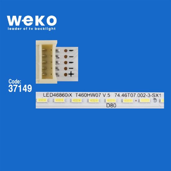 WKSET-6423 37149X2 74.46T07.002-3-SX1 74.46T04.006-3-SN1  2 ADET LED BAR (84LED) resmi