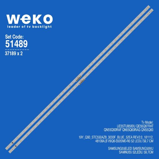 WKSET-6489 37189X2 19Y_Q60_STC550AZ8_3030F_BLUE_52EA REV2.0_181112  2 ADET LED BAR (52LED) resmi