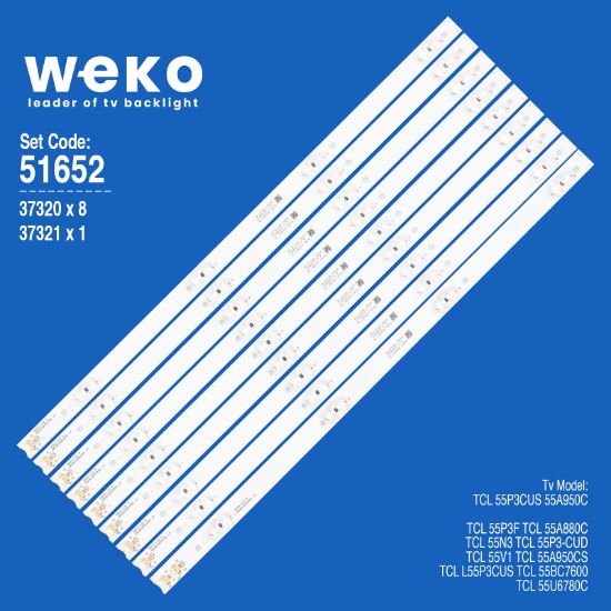 WKSET-6652 37320X8 37321X1 GIC55LB87/88_3030F 2.1_V0.1_20170118 9 ADET LED BAR resmi