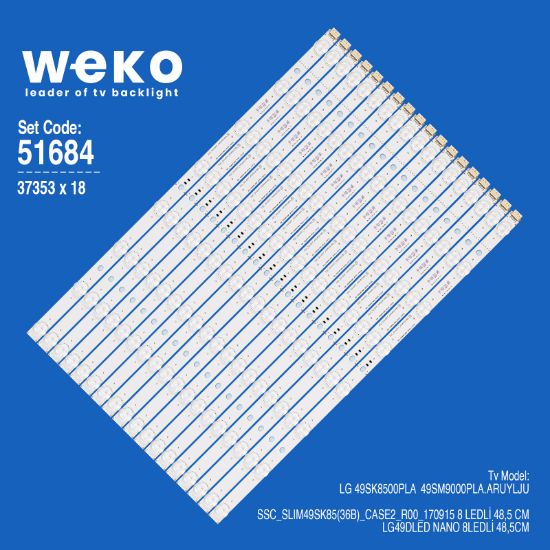 WKSET-6684 37353X18 SSC_SLIM49SK85(36B)_CASE2_R00_170915  18 ADET LED BAR resmi