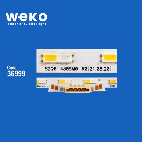 WKSET-6689 36999X2 S2Q6-430SM0-R0  2 ADET LED BAR TWO COLOR (İKİ RENK) (36LED) resmi