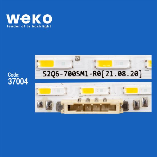 WKSET-6694 37004X4 S2Q6-700SM1-R0 4 ADET LED BAR TWO COLOR (İKİ RENK) (37LED) resmi