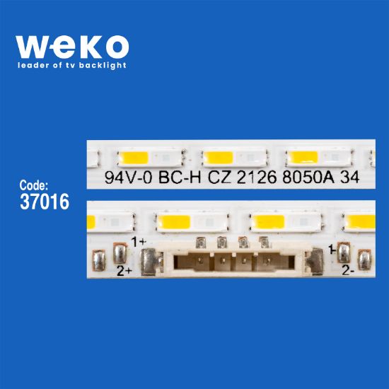 WKSET-6704 37016X4 BN96-52583A REV00 ES85SVQFPBGA54 4 ADET LED BAR TWO COLOR (İKİ RENK) (54LED) resmi
