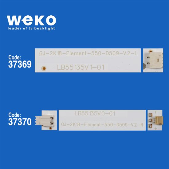 WKSET-6713 37369X5 37370X5 LB55135 V0_01/ LB55135 V1_01  10 ADET LED BAR resmi