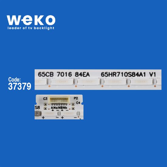 WKSET-6722 37379X2 4C-LB6584-HR06K 7016 84EA  2 ADET LED BAR  (MAVİ IŞIK ÇİFT SOKET) (84LED) resmi