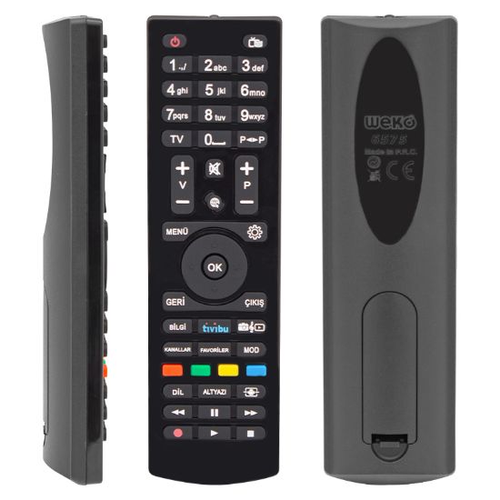 WEKO KR TÜRK TELEKOM TİVİBU HD UYDU KUMANDASI resmi