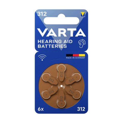 VARTA 312 NO KULAKLIK PİLİ (6LI PAKET) resmi