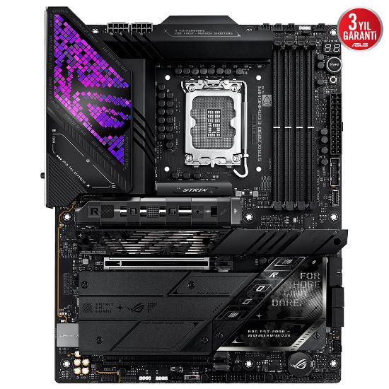ASUS ROG STRIX Z890-E GAMING WIFI DDR5 7XM2 USB3.2 RGB LAN ATX resmi