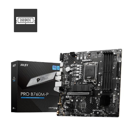 MSI PRO B760M-P DDR5 6800MHz(OC) M.2 M.2 HDMI mATX 1700p resmi