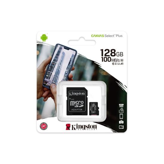 128GB MICRO SD SELECT PLUS KINGSTON SDCS2/128GB resmi
