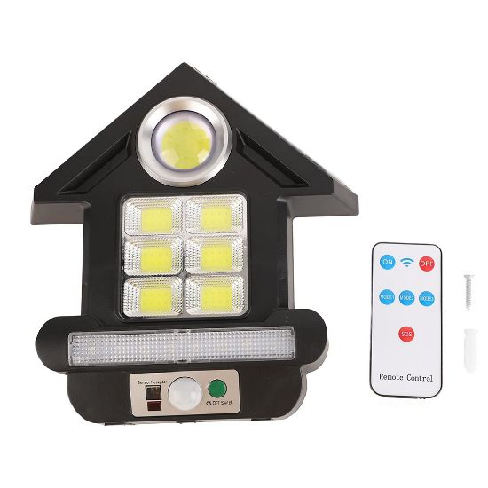 POWERMASTER PM-14327 CL-S180 SOLARLI KUMANDALI 81 LEDLİ SENSÖRLÜ KAPI AYDINLATMASI resmi