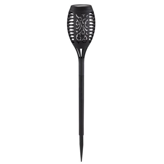 POWERMASTER PM-15940 12 LEDLİ IP44 ALEVLİ KUTULU TEKLİ PAKET SOLAR BAHÇE AYDINLATMA resmi