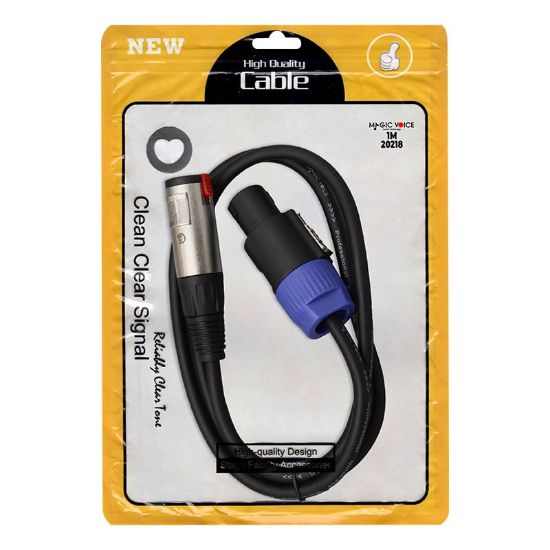 MAGİCVOİCE LD384 SPECON ERKEK - CANON DİŞİ ÇEVİRİCİ 1 METRE KABLO resmi