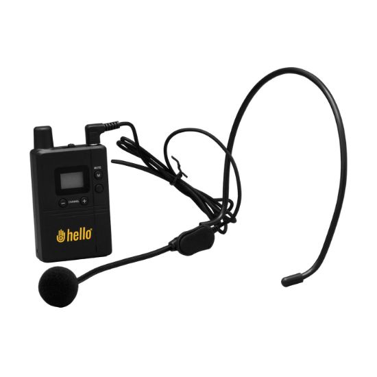 TUR REHBER SİSTEMİ HEADSET MİKROFONLU KULAKLIK resmi