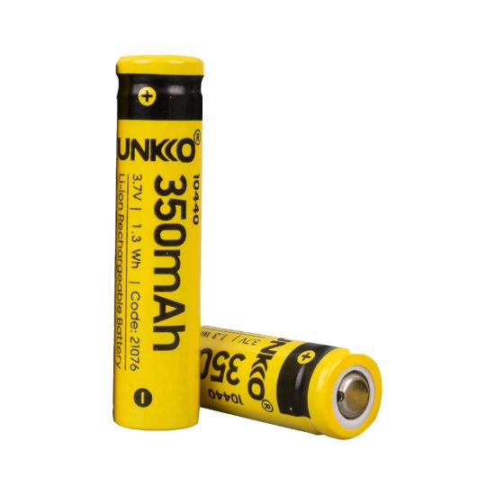 SUNKKO 3.7 VOLT 350 MAH 10440 ŞARJ EDİLEBİLİR PİL (4LÜ PAKET) resmi