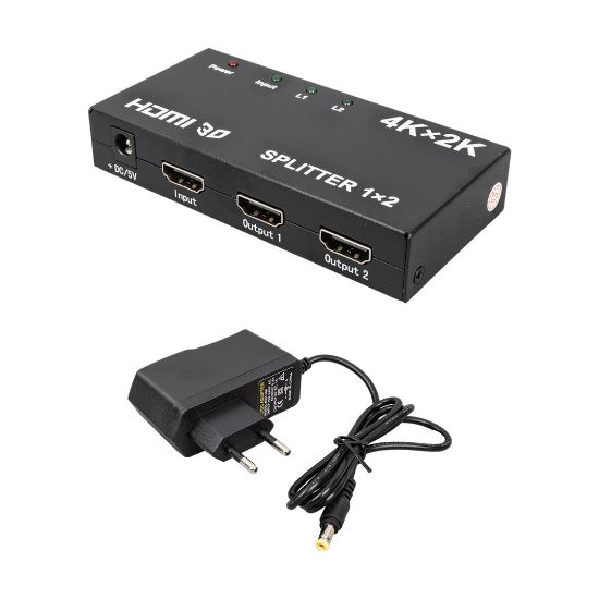 FULLY G-538F 2 PORT HDMI SPLITTER DAĞITICI resmi