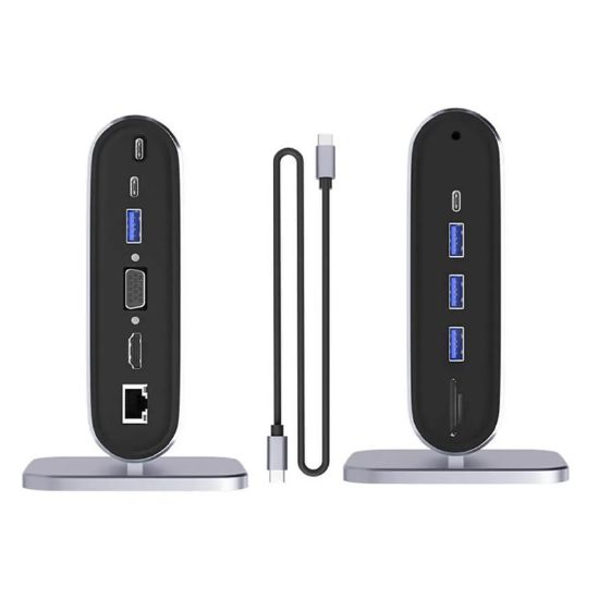 POWERMASTER TYPE-C TO HDMI+VGA+7 PORT HUB+SD+TF KART OKUYUCU resmi