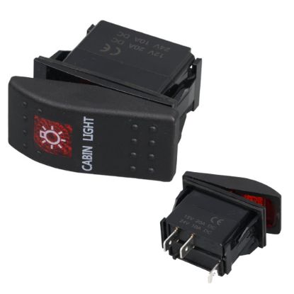 KABİN LAMBASI IŞIKLI MARIN SWITCH (IC-134M-S3) resmi