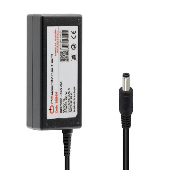 POWERMASTER 16 VOLT - 3.75 AMPER 5.5*3.0 İĞNELİ UÇ SAMSUNG NOTEBOOK ADAPTÖR resmi
