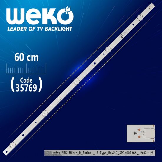 LG INNOTEK FBC 60INCH_D_SERİSE _B TYPE_REV2.0_3PCM00746A - 60 CM 5 LEDLİ - (WK-1237) resmi