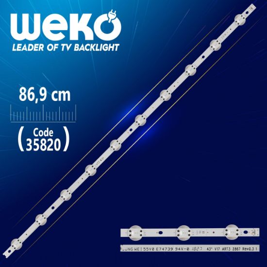 43 V17 ART3 2867 REV0.3 1 - 86.9 CM 10 LEDLİ - (WK-1283) resmi
