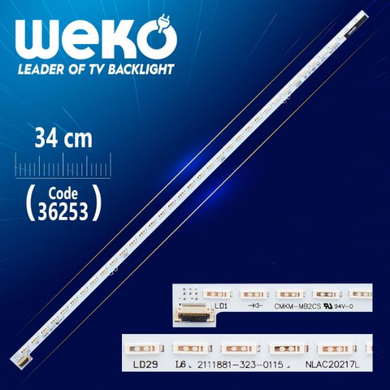 NLAC20217L 36 LEDLİ 34 CM resmi