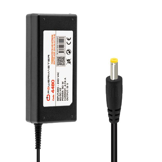 POWERMASTER PM-4480 19 VOLT - 4.74 AMPER 5.5*1.75 UÇLU ACER NOTEBOOK ADAPTÖR resmi