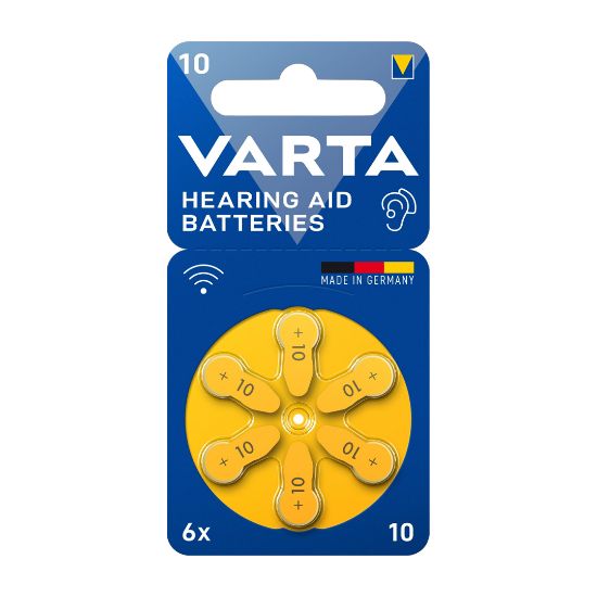 VARTA 10 NO KULAKLIK PİLİ (6LI PAKET) resmi
