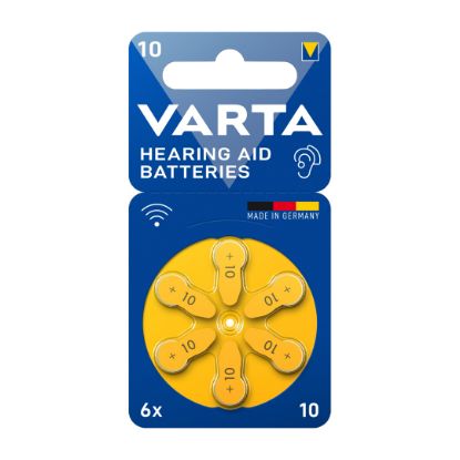 VARTA 10 NO KULAKLIK PİLİ (6LI PAKET) resmi