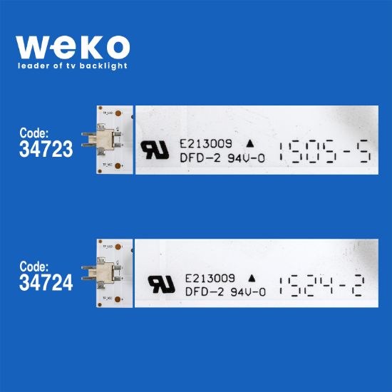 WKSET-5040 34723X6 34724X6 ARCELİK_49_ATHENA_6X6+6X6_2121C_6S1P_NH 12 ADET LED BAR resmi
