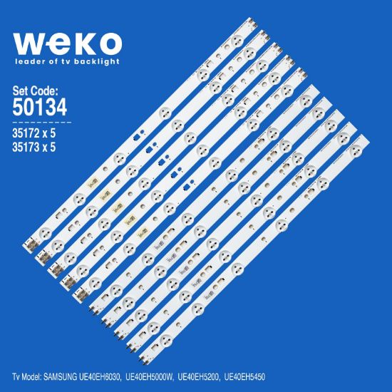 WKSET-5134 35172X5 35173X5 40-3535LED-60EA 10 ADET LED BAR resmi