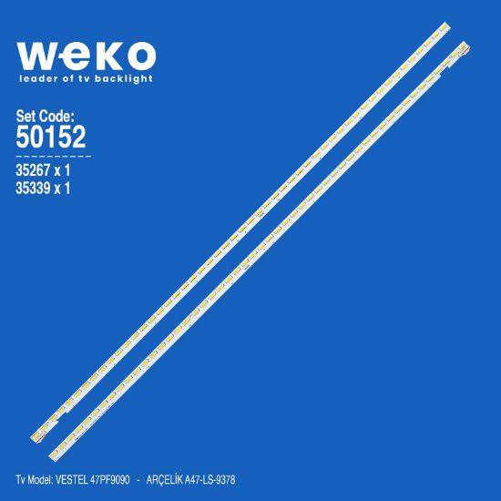 WKSET-5152 35267X1 35339X1 47 V13 ART TV REV 0.9 2 ADET LED BAR (51LED) resmi