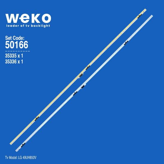 WKSET-5166 35335X1 35336X1 49 V16 AS1 2475-76 2 ADET LED BAR (66LED) resmi