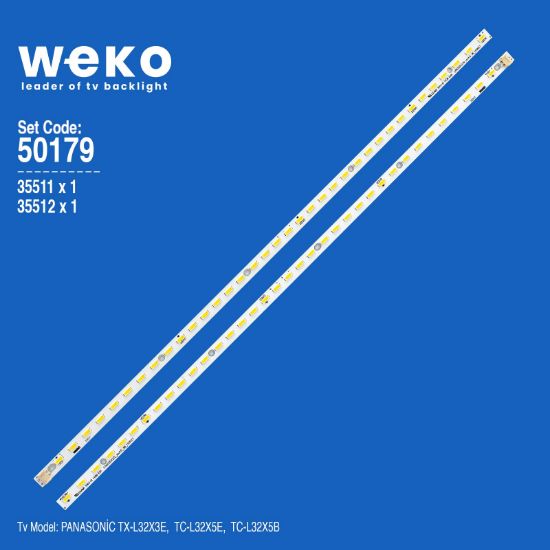 WKSET-5179 35511X1 35512X1 STM320A27 2 ADET LED BAR (36LED) resmi