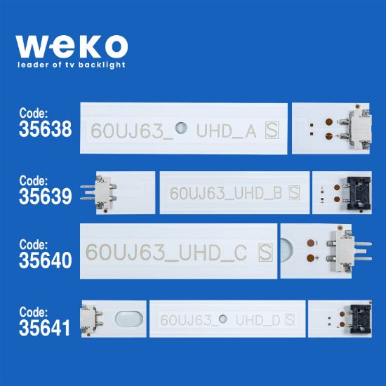 WKSET-5198 35638X3 35639X3 35640X2 35641X2 LG 60 UHD NBH 60UJ63_UHD 10 ADET LED BAR resmi