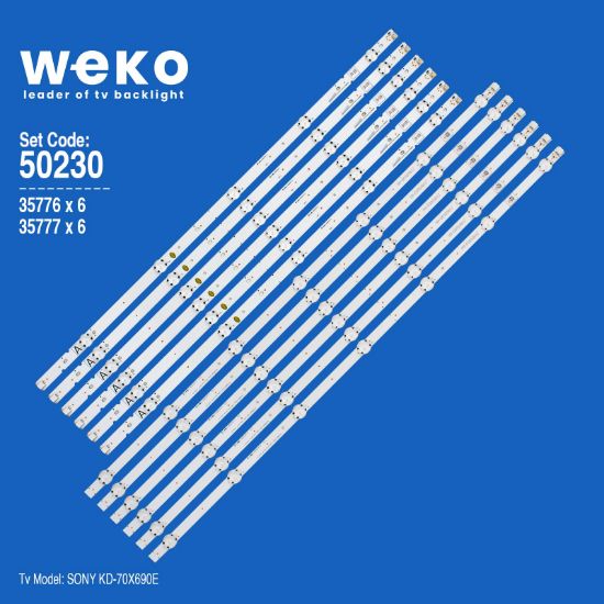 WKSET-5230 35776X6 35777X6 LG INNOTEK FBC 70INCH 12 ADET LED BAR resmi