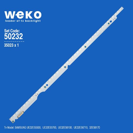WKSET-5232 35023X1 SLED 2012SVS32 7032NNB 44 2D REV1.0 1 ADET LED BAR 6V (44LED) resmi