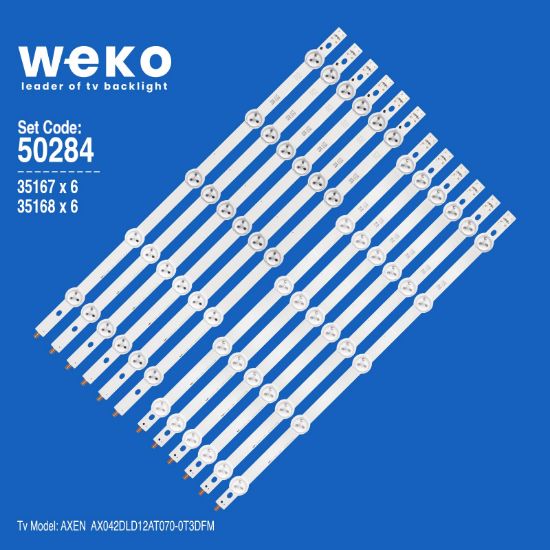 WKSET-5284 35167X6 35168X6 42 DRT REV0.0 12 ADET LED BAR resmi